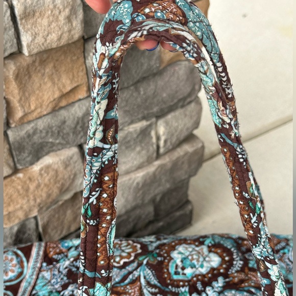Vera Bradley Java Blue XL Overnight Duffle - Picture 2 of 14